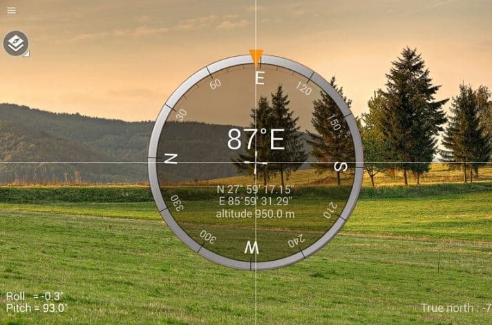 best compass app for android without magnetic sensor