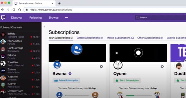 What are Subscriptions on Twitch