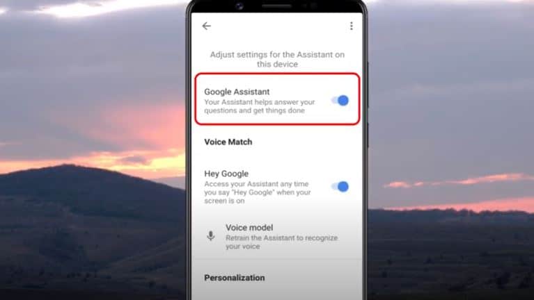 remove google assistant android