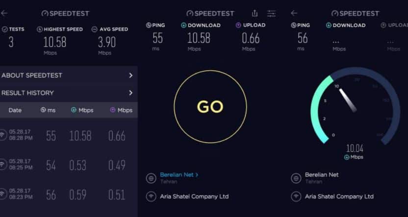 speed test for internet connection