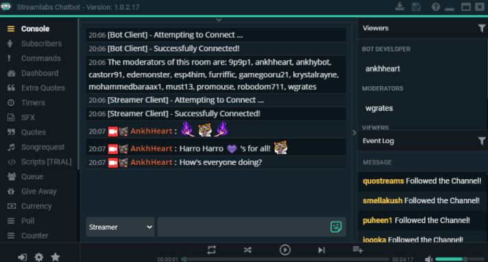 Streamlabs Chatbot twitch